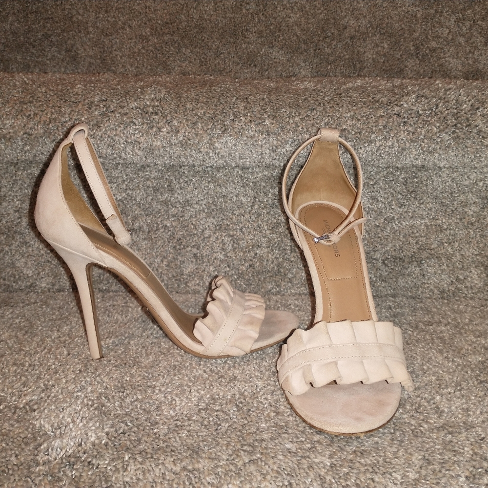 Michael Kors Ruffle Strap Heels